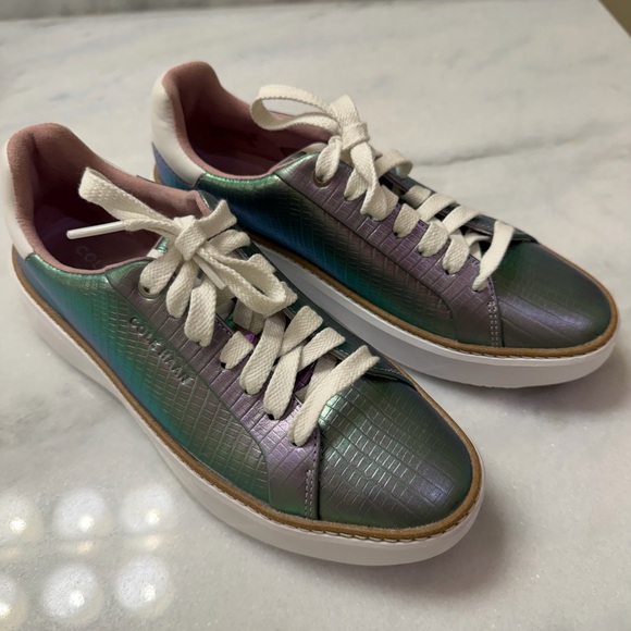 Cole Haan GrandPro Topspin Hologram Sneakers Size 6 - Picture 8 of 14